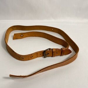 Authentic Vintage Louis Vuitton Vachetta Brown Leather Strap Adjustable